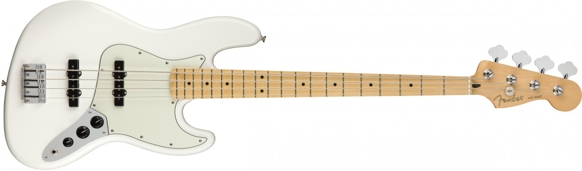 Levně Fender Player Jazz Bass Polar White Maple