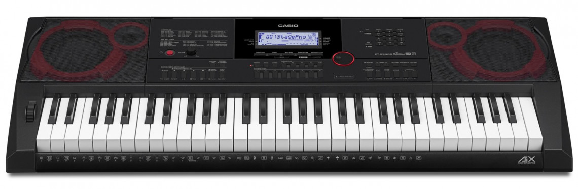 Hlavní obrázek Keyboardy s dynamikou CASIO CT-X3000