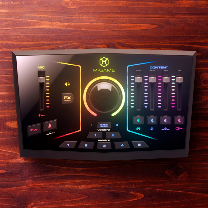 Hlavní obrázek USB zvukové karty M-AUDIO M-GAME RGB DUAL