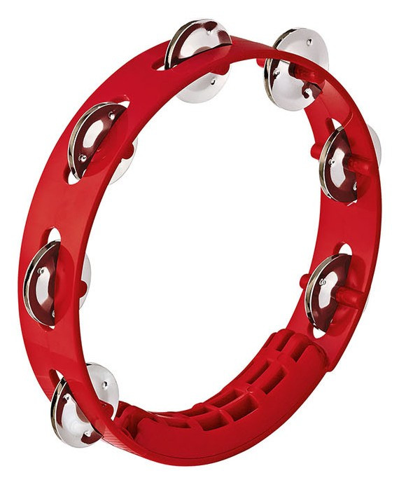 Hlavní obrázek Perkuse pro děti NINO PERCUSSION NINO49R Compact ABS Tambourine - Red