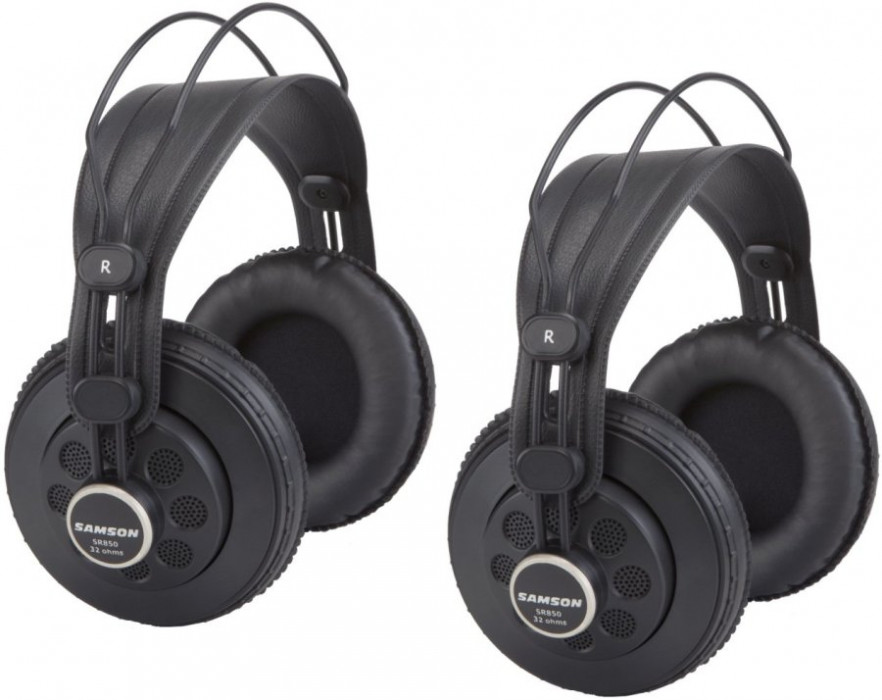 Hlavní obrázek Velká náhlavní sluchátka SAMSON SR850 2 Pack
