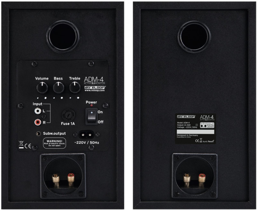 Hlavní obrázek Aktivní monitory RELOOP ADM-4