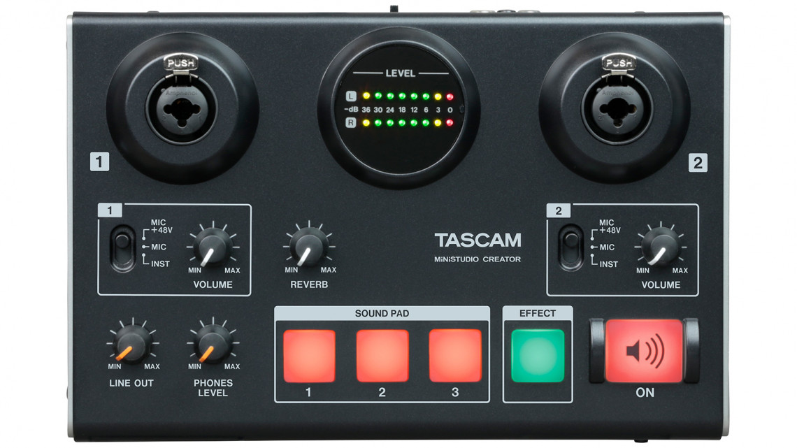 Hlavní obrázek USB zvukové karty TASCAM MiNiSTUDIO CREATOR US-42