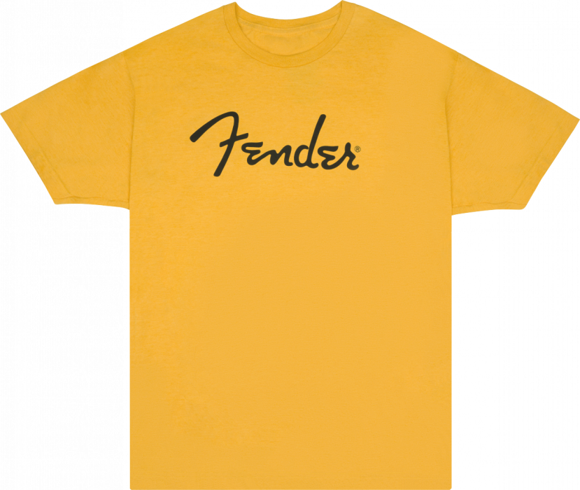 Levně Fender Spaghetti Logo T-Shirt, Butterscotch, L