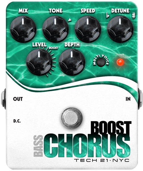 Hlavní obrázek Pedálové baskytarové efekty TECH 21 Boost Chorus Bass