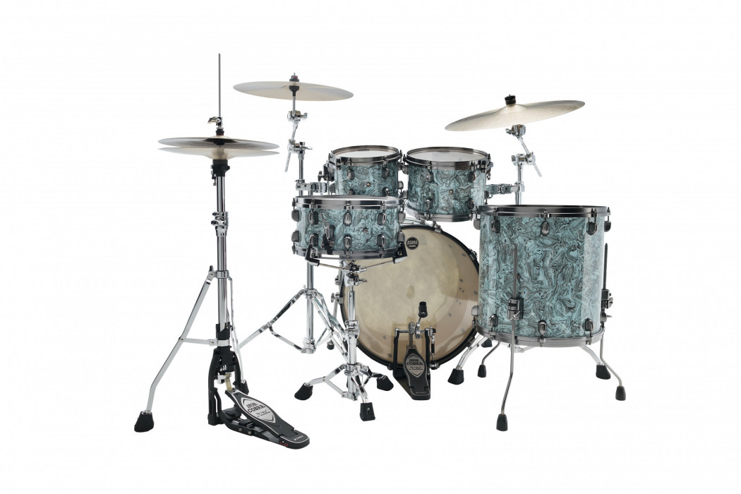 Hlavní obrázek 22“; 10“, 12“; 16“ TAMA MR42TZUS-SLW Starclassic Maple - Sky Blue Swirl / Smoked Black Nickel HW