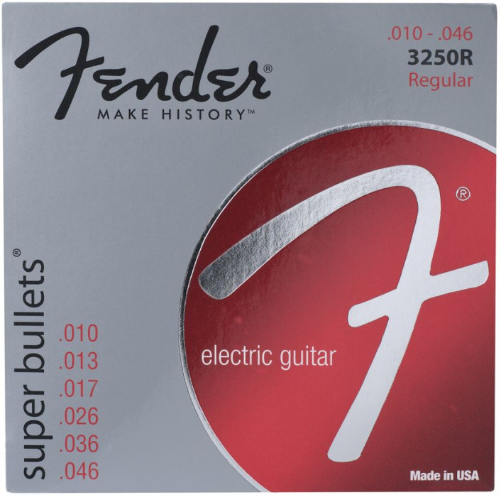 Levně Fender 3250R Super Bullet - .010 - .046