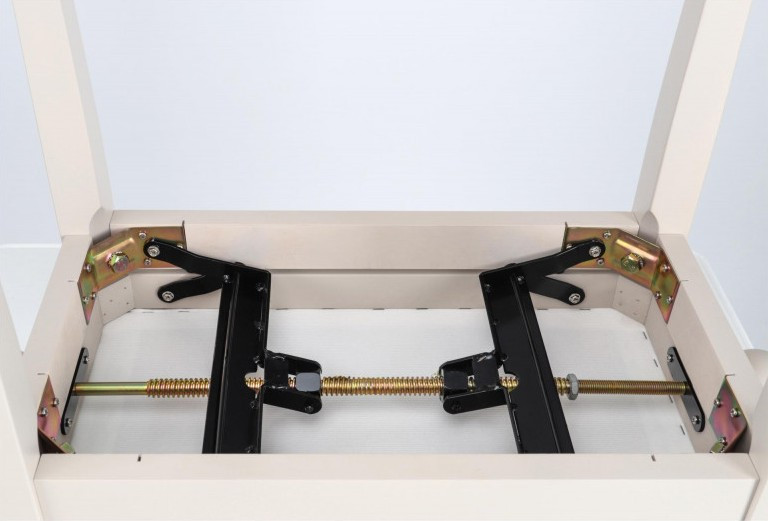 Hlavní obrázek Stoličky a sedáky PROLINE Klavírní stolička - Bílá krémová matná