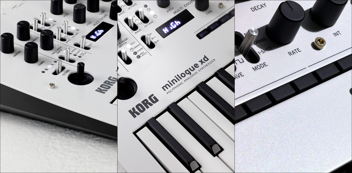 Hlavní obrázek Syntezátory, varhany, virtuální nástroje KORG Minilogue XD PW Limited Edition