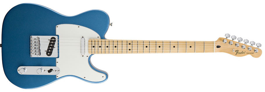 Hlavní obrázek T - modely FENDER Standard Telecaster®, Maple Fingerboard, Lake Placid Blue