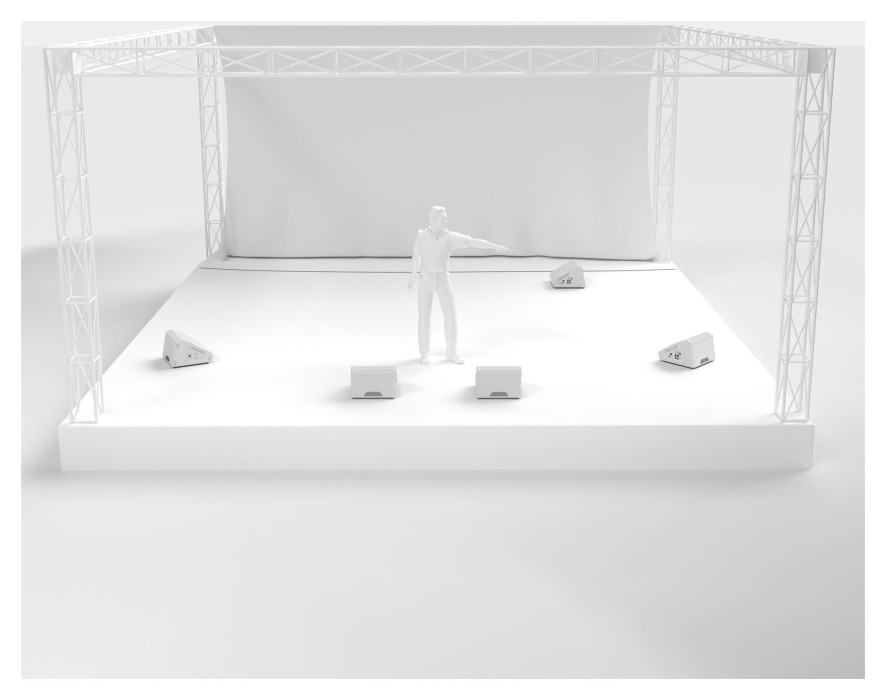 Hlavní obrázek Aktivní pódiové odposlechy LD SYSTEMS MON 12 A G3 W