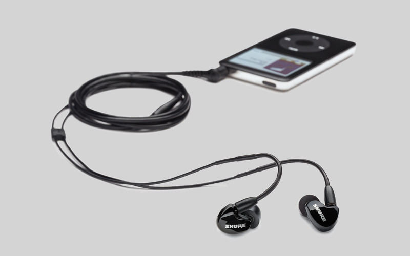 Hlavní obrázek Sluchátka do uší a pro In-Ear monitoring SHURE SE315-K-E černé