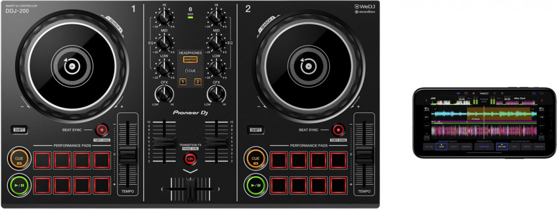 Hlavní obrázek DJ efektory a loopery PIONEER DJ DDJ-200