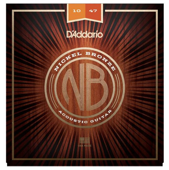 Levně D'Addario NB1047 Nickel Bronze Acoustic Extra Light
