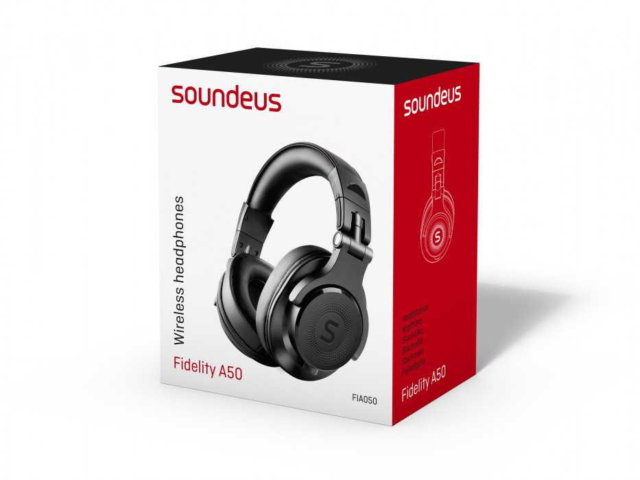Hlavní obrázek Na uši (s kabelem) SOUNDEUS Fidelity A50