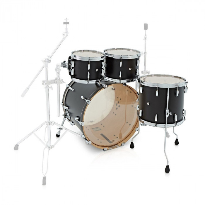 Hlavní obrázek 20“; 10“, 12“; 14“ PEARL Masters Maple Complete MCT904XEP/C Matte Caviar Black