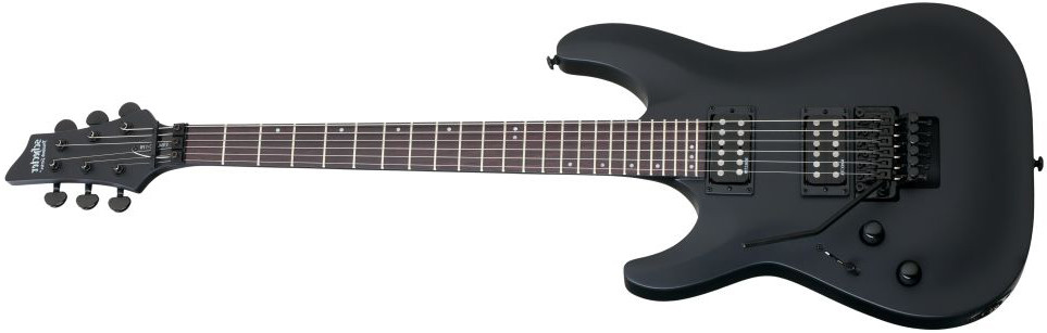 Hlavní obrázek Superstrat SCHECTER Stealth C-1 FR, Rosewood Fingerboard - Satin Black - Left handed