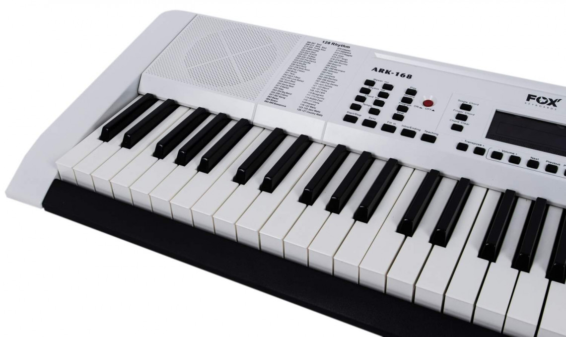 Hlavní obrázek Keyboardy s dynamikou FOX 168 WH