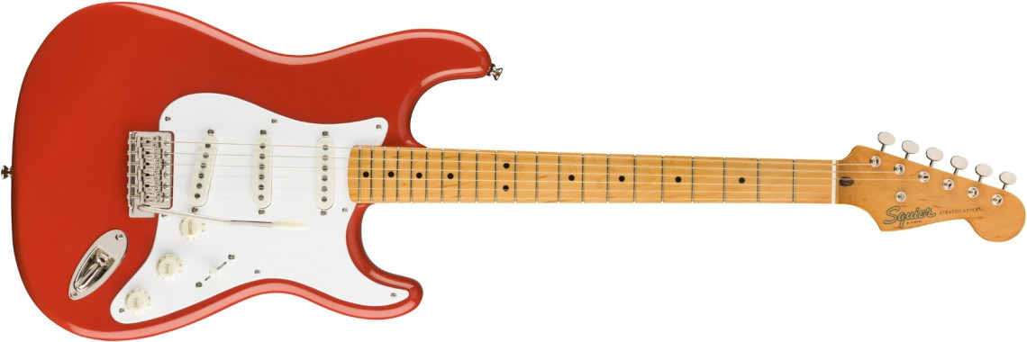 Levně Fender Squier Classic Vibe 50s Stratocaster Fiesta Red Maple
