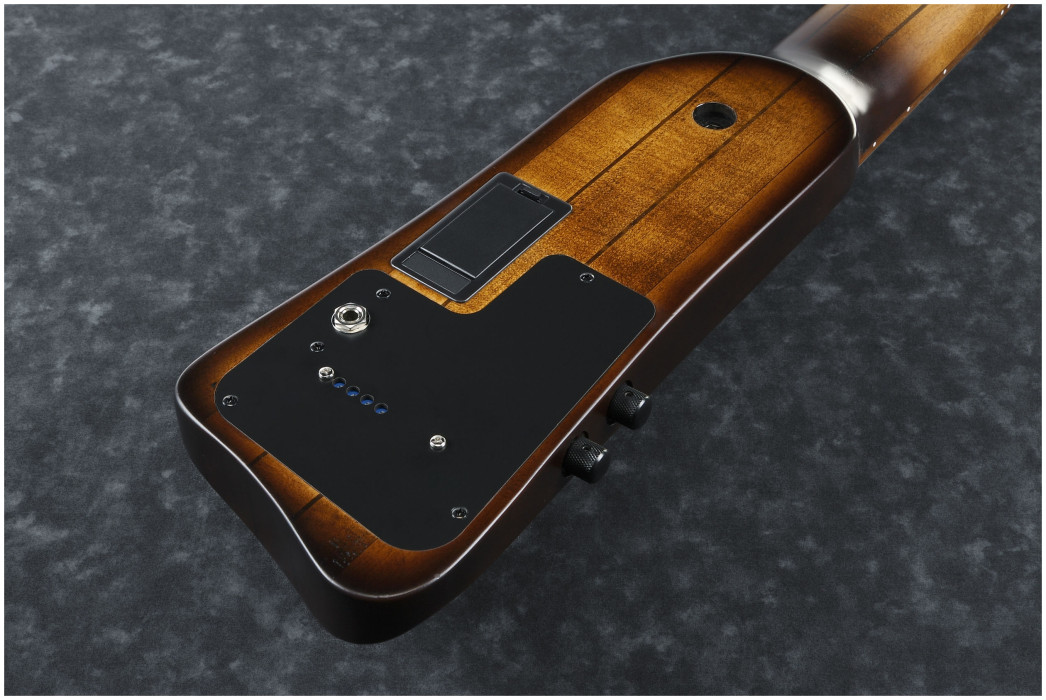 Hlavní obrázek Bezpražcové IBANEZ UB804-BUL - Black Ice Burst Low Gloss