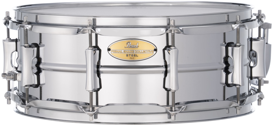 Hlavní obrázek 14" PEARL PSC1455S Primal Snare Collective 14” x 5,5” - Mirror Chrome