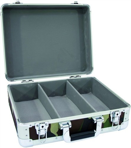 Hlavní obrázek Přepravní boxy pro DJs ROADINGER 30122058 CD Case Alu Digital Booking army
