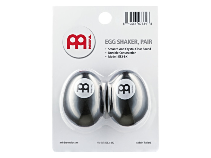 Hlavní obrázek Shakery MEINL ES2-BK Plastic Egg Shakers Black