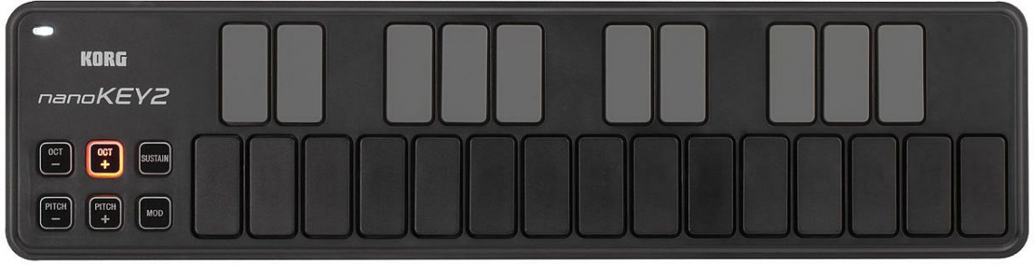 Hlavní obrázek MIDI keyboardy KORG nanoKEY2 BK
