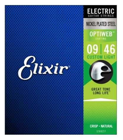 Hlavní obrázek Tvrdost .009 ELIXIR Electric Optiweb 19027 Custom Light