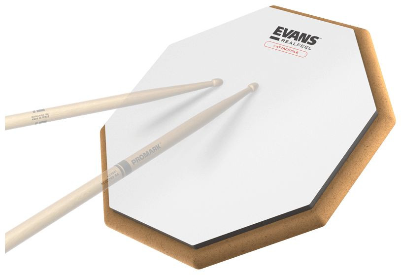 Hlavní obrázek Tréninkové pady EVANS RealFeel Attacktile Drum Pad, 10 Inch