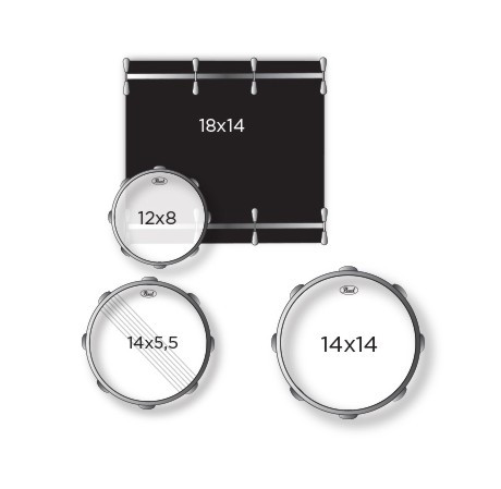 Hlavní obrázek Jiné konfigurace PEARL DMP984P/C213 Decade Maple - Deep Forest Burst