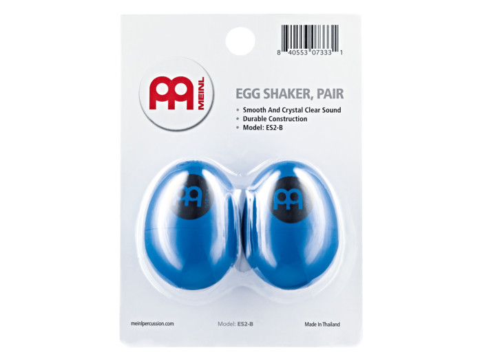 Meinl ES2-B Plastic Egg Shakers Blue