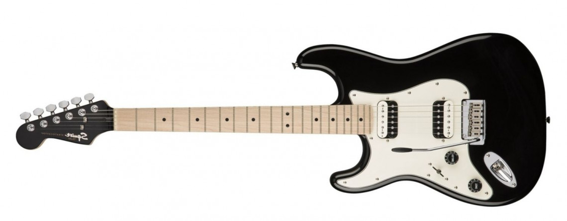 Hlavní obrázek Levoruké FENDER SQUIER Contemporary Stratocaster HH Left Handed Black Metallic Maple