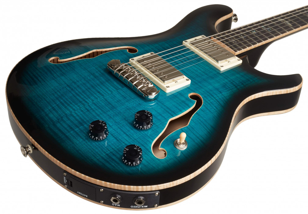 Hlavní obrázek Semiakustické a jazzové PAUL REED SMITH SE Hollowbody II Piezo PBS - Peacock Blue