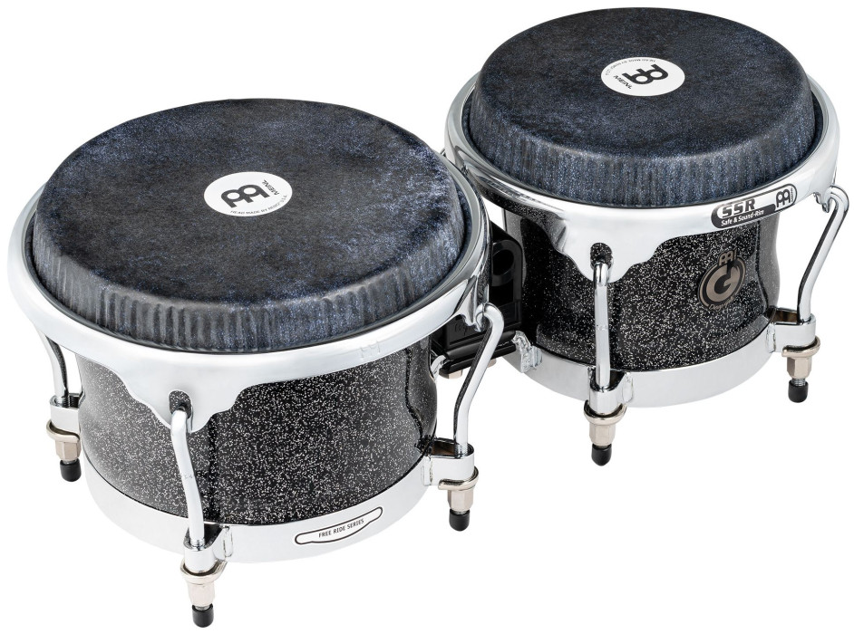 Hlavní obrázek Bonga MEINL DG400MS Artist Bongo Diego Galé 7” & 8 1/2” REMO Black Calfskin Skyndeep - Midnight Star