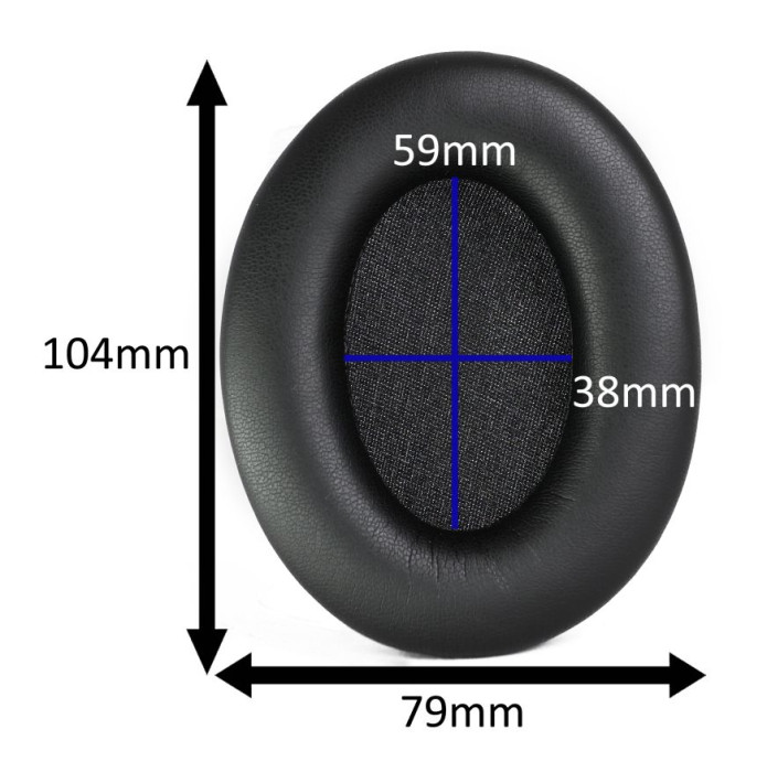 Hlavní obrázek Náhradní náušníky pro sluchátka VELES-X WH1000XM3 Earpads