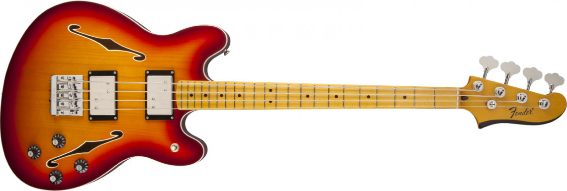 Hlavní obrázek Alternativní  FENDER Starcaster Bass, Maple Fingerboard - Aged Cherry Burst