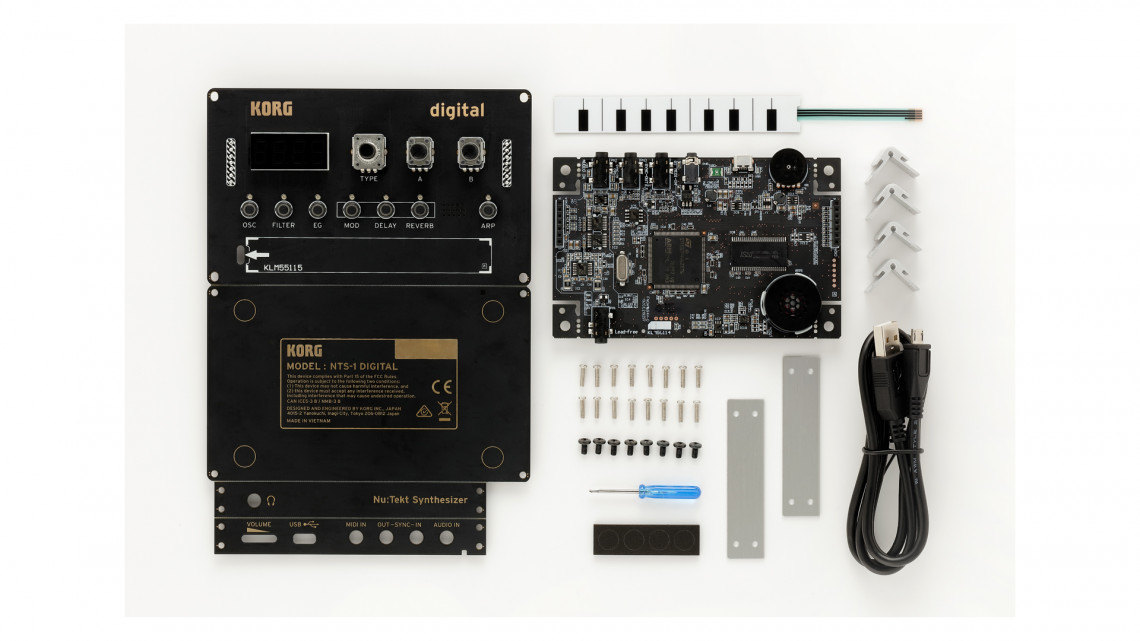 Hlavní obrázek Syntezátory, varhany, virtuální nástroje KORG NTS-1 Nu:tekt Digital Kit