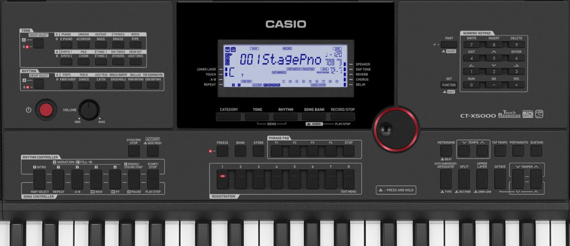 Hlavní obrázek Keyboardy s dynamikou CASIO CT-X5000