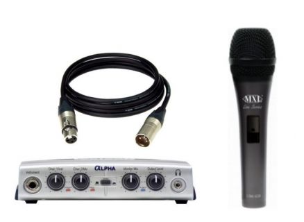 Hlavní obrázek  Vánoční set  - Lexicon Alpha + MXL LSM 5 GR + Klotz M1FM1N0500