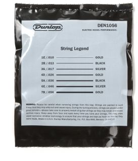 Hlavní obrázek Pro 7-8strunné kytary DUNLOP Nickel Wound electrik Guitar Strings 10-56 / 7-String