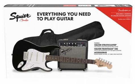 Hlavní obrázek Elektrické sety FENDER SQUIER Affinity Strat + Frontman 10G PACK Black