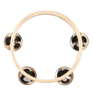 Hlavní obrázek Perkuse NINO PERCUSSION NINO941 Single Row Wood Tambourine 6” - Natural