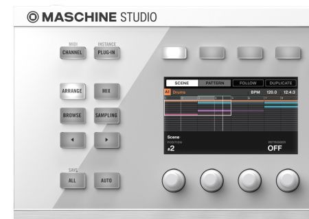 Hlavní obrázek Samplery, sekvencery, moduly NATIVE INSTRUMENTS Maschine Studio White