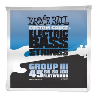 Hlavní obrázek Tvrdost .045 ERNIE BALL P02806 Flatwound Bass Group III - .045 - .100