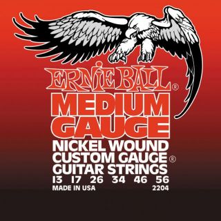 Hlavní obrázek Tvrdost .013 ERNIE BALL P02204 Medium Gauge Nickel Wound - .013 - .056