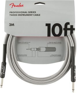 Hlavní obrázek 1-4m FENDER Professional Series 10 Instrument Cable White Tweed