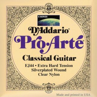 Hlavní obrázek Hard tension D'ADDARIO EJ44 Classic Nylon Pro Arté Extra Hard - .029 - .045