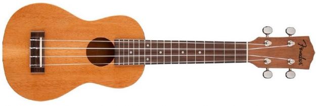 Hlavní obrázek Sopránové FENDER Piha'eu Soprano Ukulele, Rosewood Fingerboard - Natural