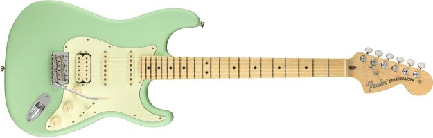 Hlavní obrázek ST - modely FENDER American Performer Stratocaster HSS Satin Surf Green Maple